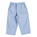 Light Blue Corduroy - Elastic Waist Pants