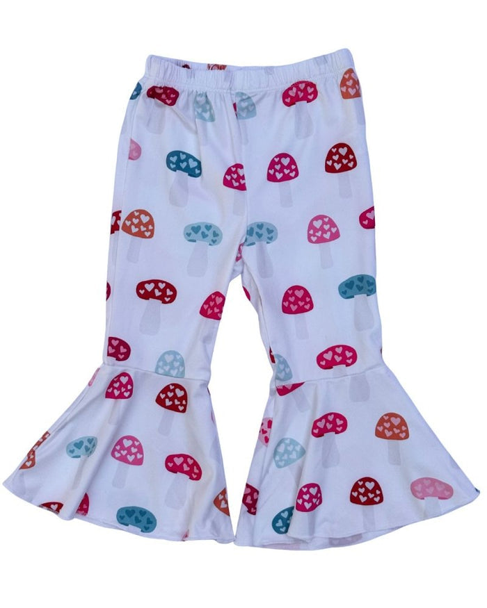 Lina Pleated Bell Bottoms - Toadstools product_type - Bailey's Blossoms