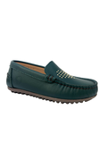 LMDI Green Loafer with Heart Studs