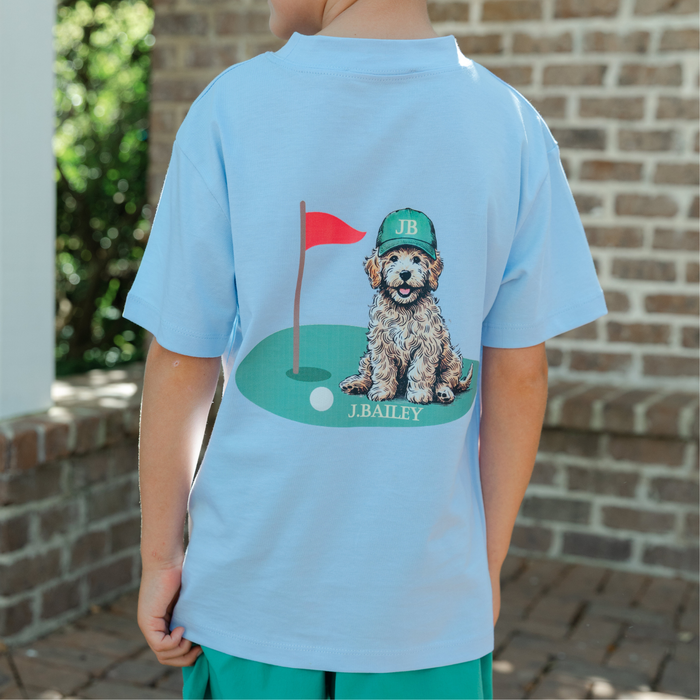 Logo Tee - Augusta Dog on Bayberry