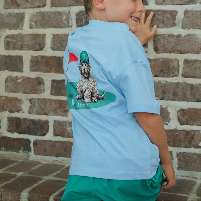 Logo Tee - Augusta Dog on Bayberry