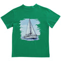 Logo Tee - Sailboat on Green