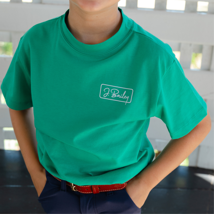 Logo Tee - Sailboat on Green