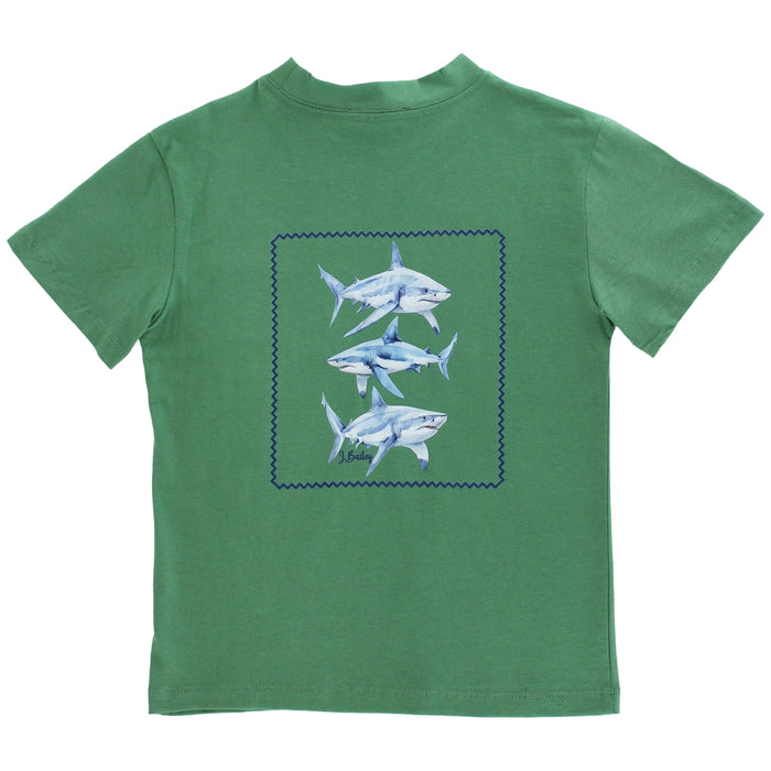 Logo Tee - Sharks on Sage