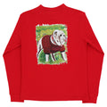Long Sleeve Logo Tee - Dawg/Red