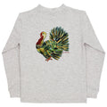 Long Sleeve Logo Tee - Turkey/Oatmeal
