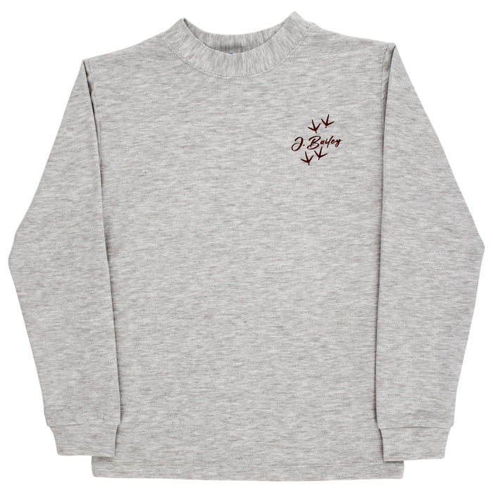 Long Sleeve Logo Tee - Turkey/Oatmeal