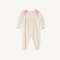Long Sleeve Ryleigh Romper Palmetto Pearl & Richmond Red Microdot Corduroy