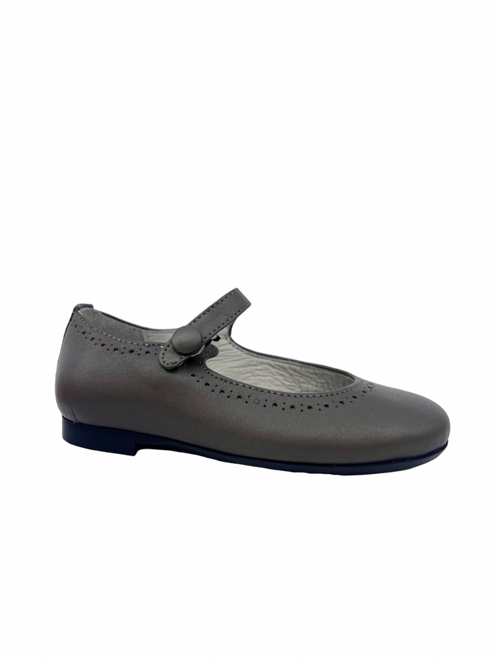 Luccini Charcoal Perf Mary Jane