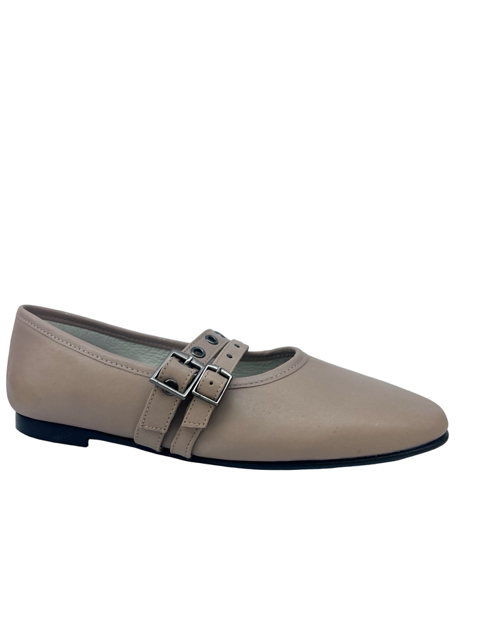 Luccini Stone Double Buckle Flat