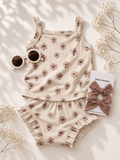 Luna Top & Bloomer Set - Blush Daisy product_type - Bailey's Blossoms