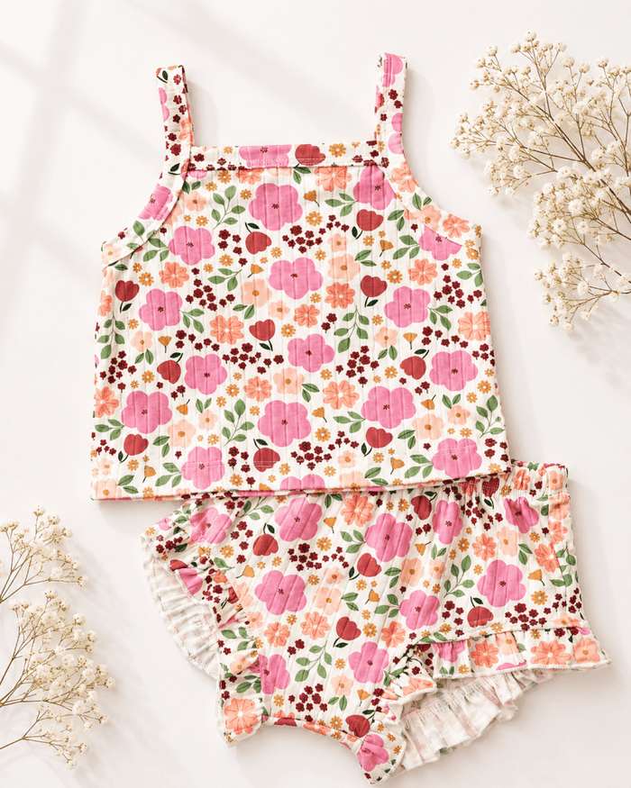 Luna Top & Bloomer Set - Harvest Bloom product_type - Bailey's Blossoms