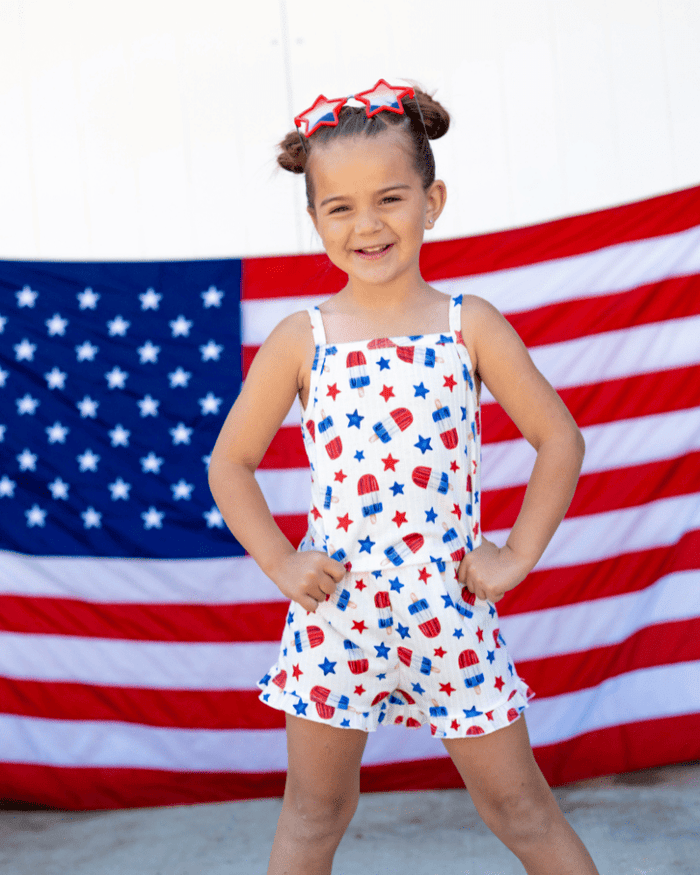 Luna Top & Bloomer Set - Patriotic Popsicles product_type - Bailey's Blossoms