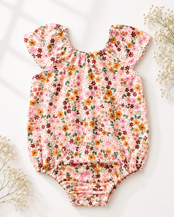 Maggie Cap Sleeve Leotard - Autumn Meadow product_type - Bailey's Blossoms