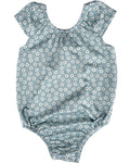 Maggie Cap Sleeve Leotard - Sky Petals product_type - Bailey's Blossoms