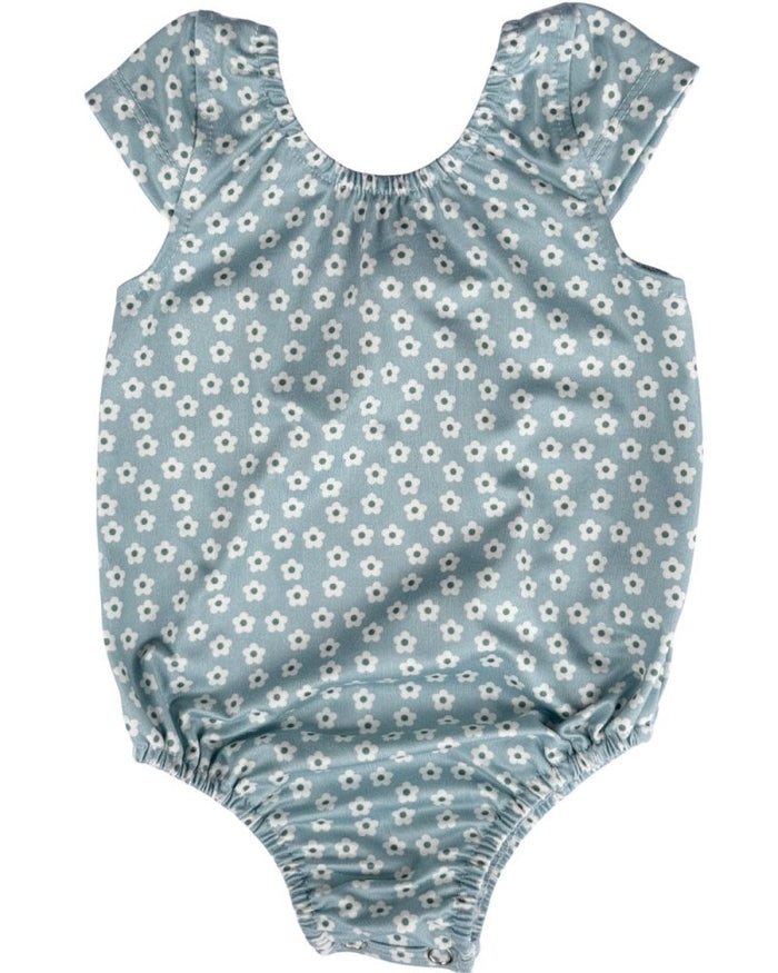 Maggie Cap Sleeve Leotard - Sky Petals product_type - Bailey's Blossoms