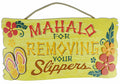 MAHALO - HAWAIIAN WOOD SIGN