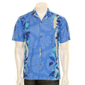 Maile Monstera Panel Aloha Shirt