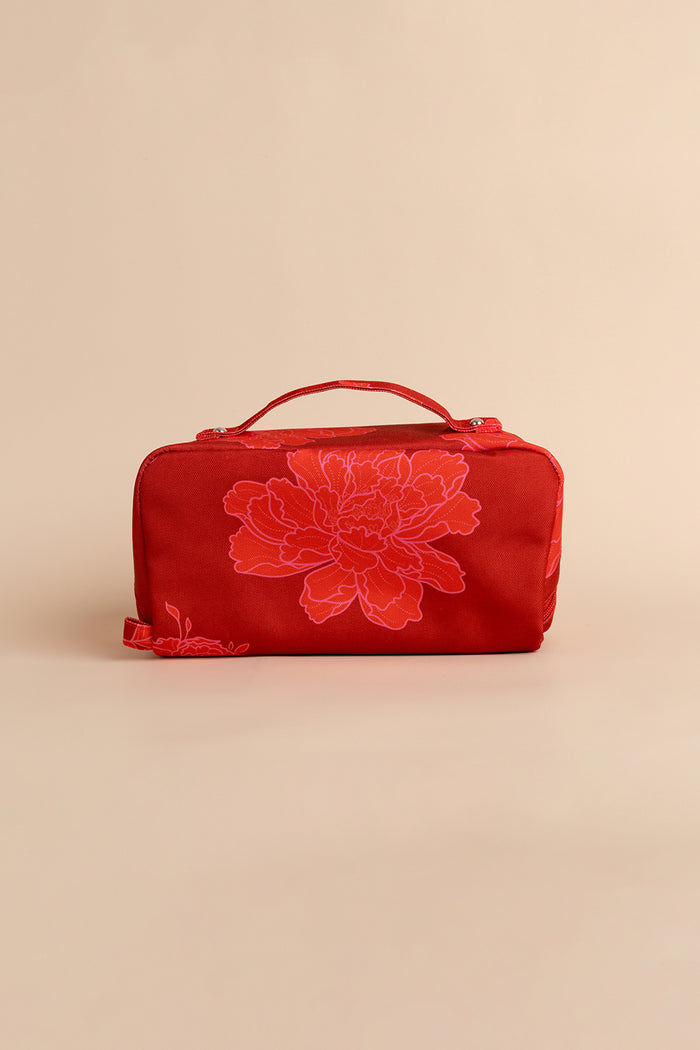 Makeup Bag - Ruby Classic Peony