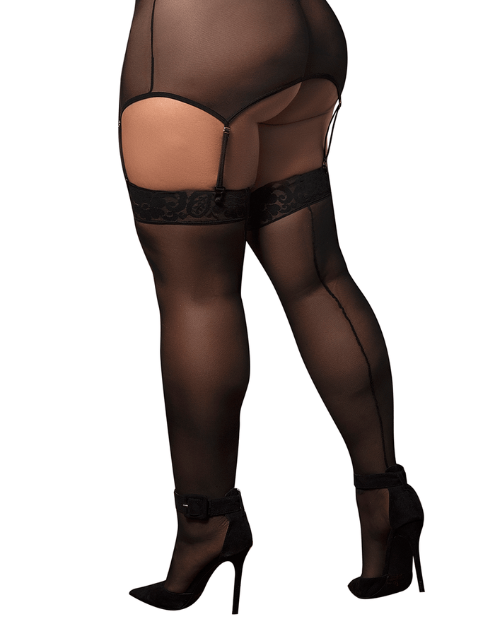 Mapale Mesh Thigh Highs 1094X