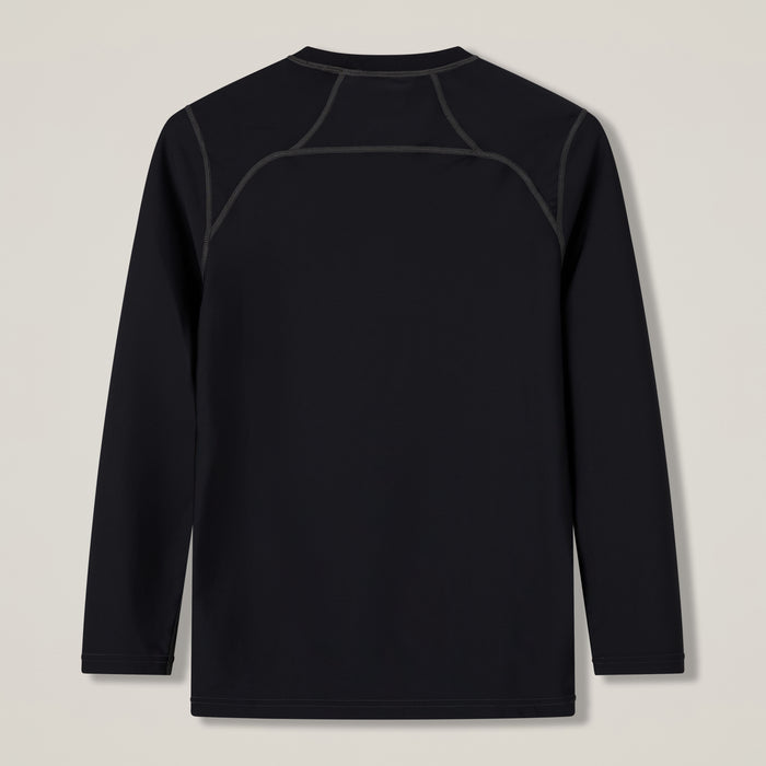Mens Baselayer Long Sleeve Top Black