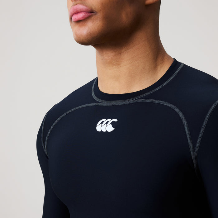 Mens Baselayer Long Sleeve Top Black