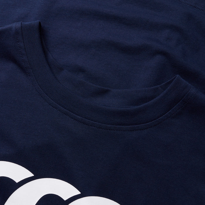 Mens CCC Cotton Logo Tee Navy