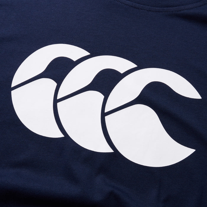 Mens CCC Cotton Logo Tee Navy