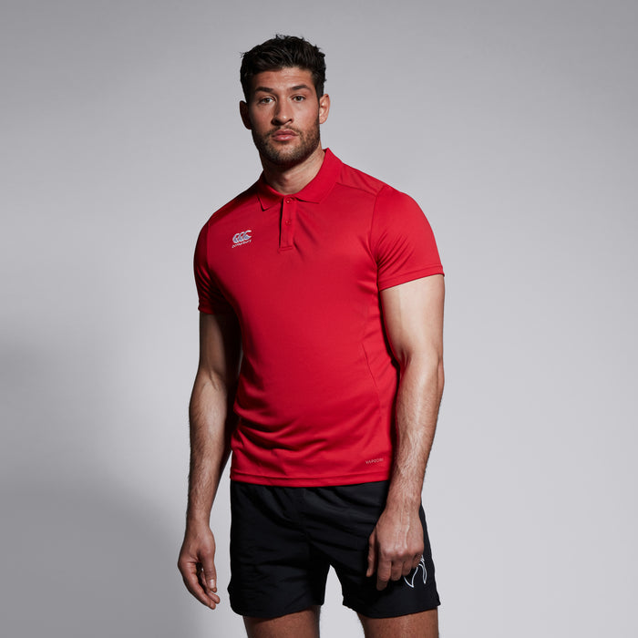 Mens Club Dry Polo Shirt Red