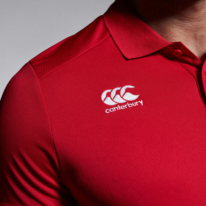 Mens Club Dry Polo Shirt Red