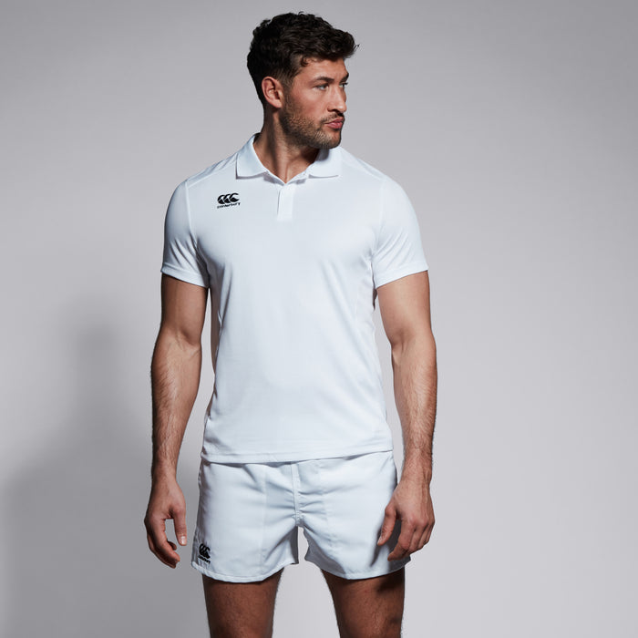 Mens Club Dry Polo Shirt White