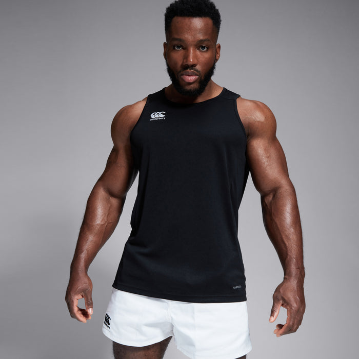 Mens Club Dry Singlet Black