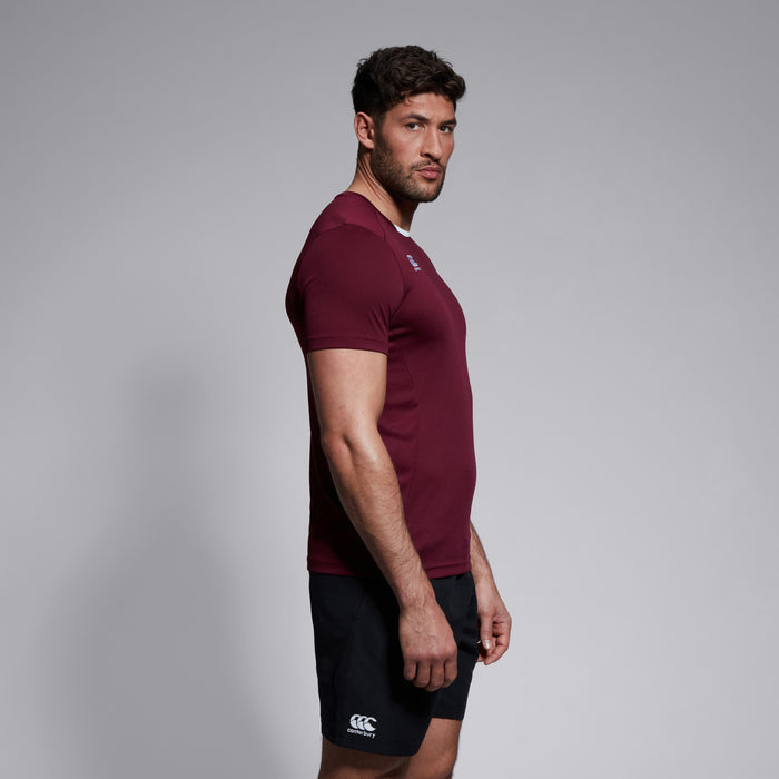Mens Club Dry Tee Maroon