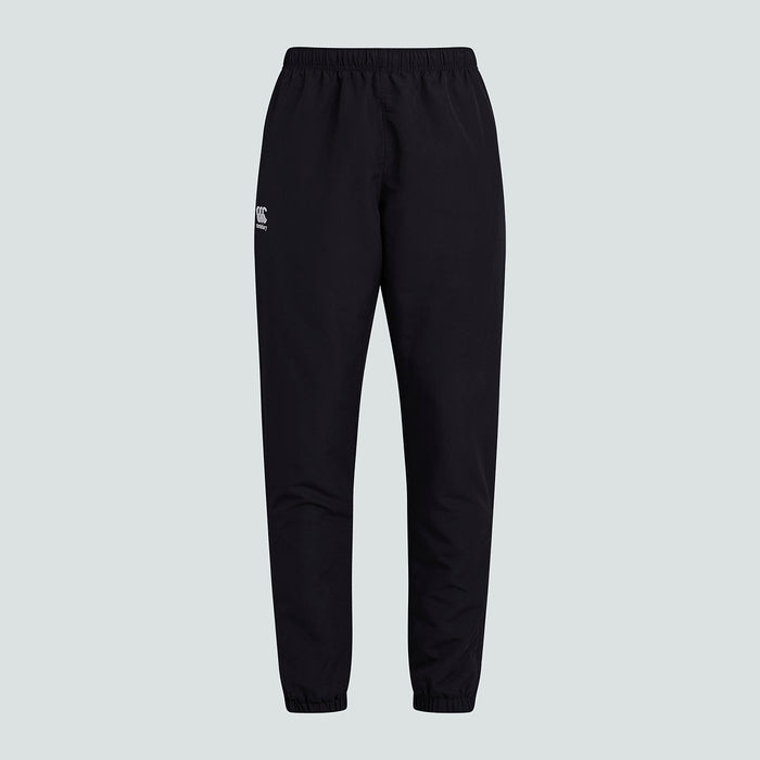 Mens Club Plain Tapered Cuff Track Pants Black