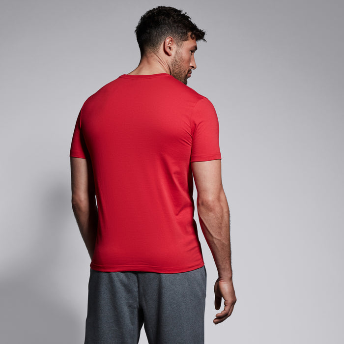 Mens Club Plain Tee Red