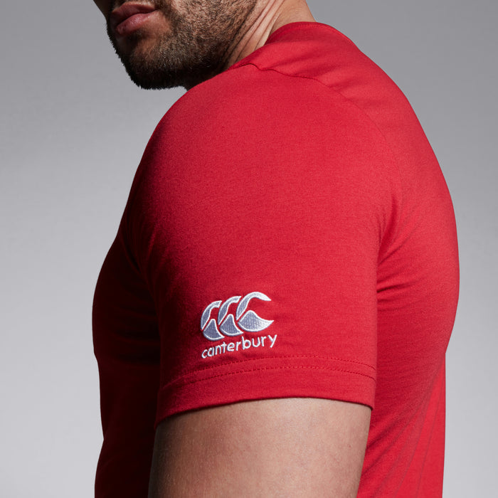 Mens Club Plain Tee Red