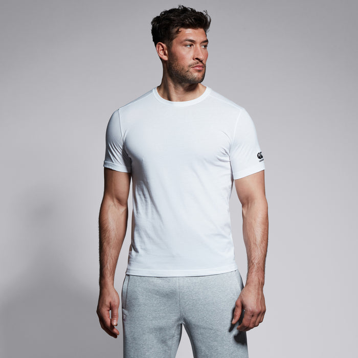 Mens Club Plain Tee White