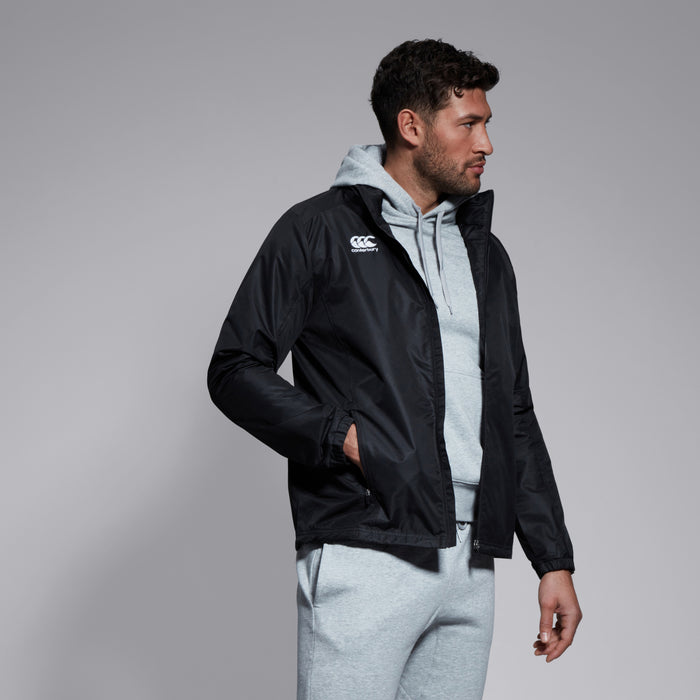 Mens Club Vaposhield Full Zip Rain Jacket Black