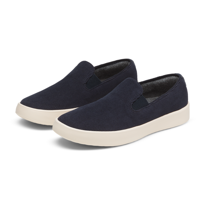 Men's Cruiser Slip On Corduroy - Dark Navy (Stony Cream Sole)