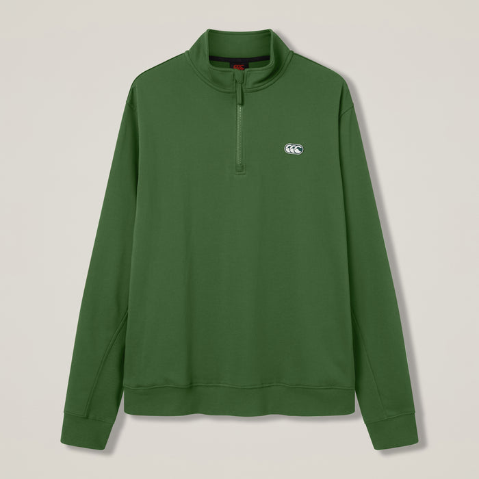 Mens Everyday 1/4 Zip Sweatshirt Green