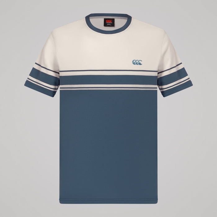 Mens Everyday Stripe Tee Grey