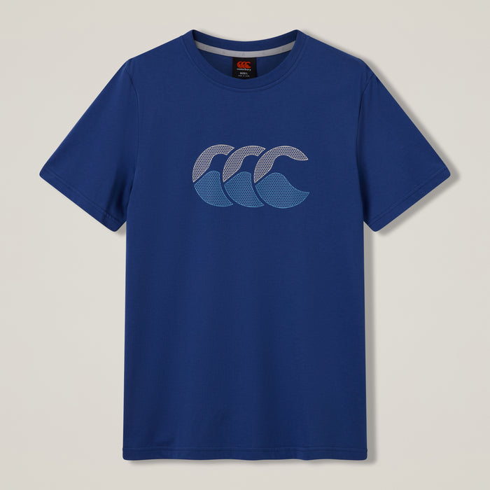 Mens Fundamental Tee Blue/Grey