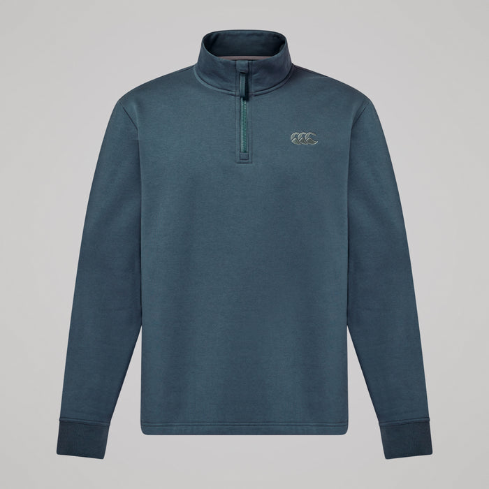 Mens Fundamentals 1/4 Zip Sweatshirt Grey