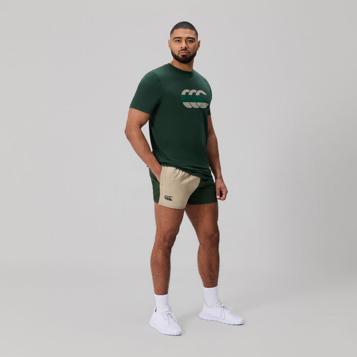 Mens Fundamentals Harlequin Drill Shorts Green