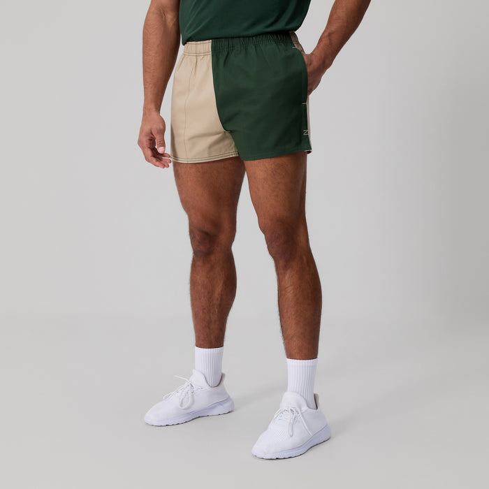 Mens Fundamentals Harlequin Drill Shorts Green