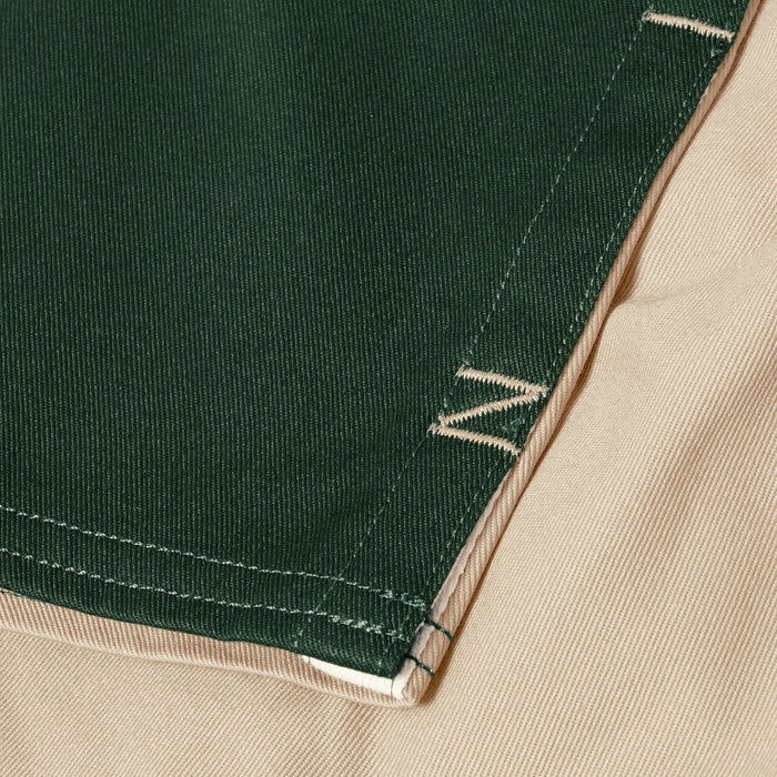 Mens Fundamentals Harlequin Drill Shorts Green