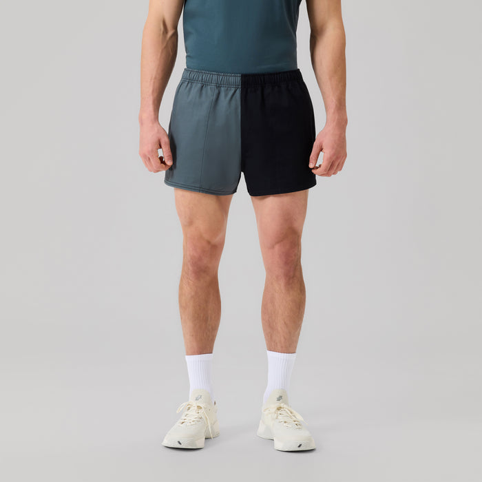 Mens Fundamentals Harlequin Drill Shorts Grey