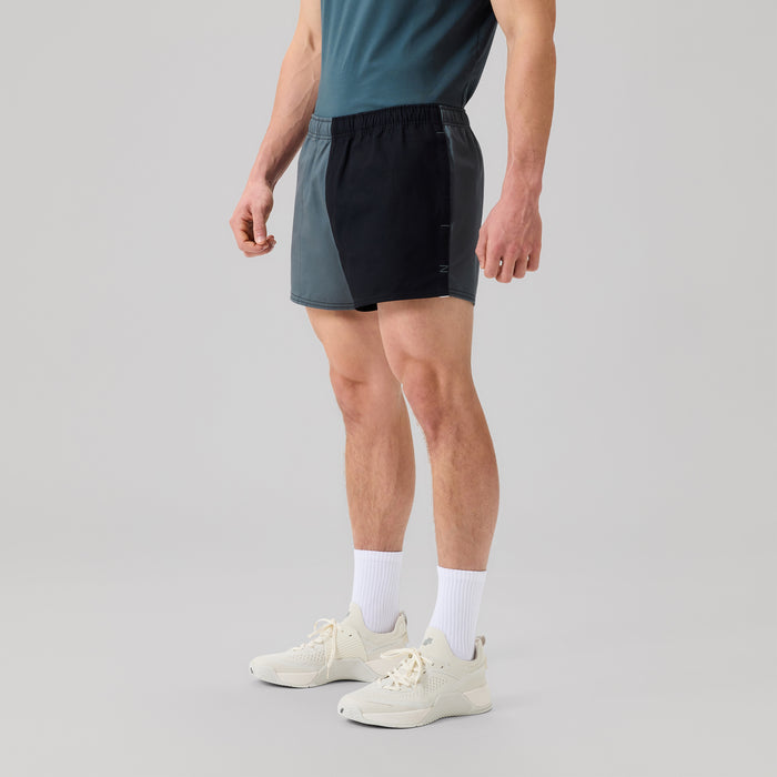 Mens Fundamentals Harlequin Drill Shorts Grey