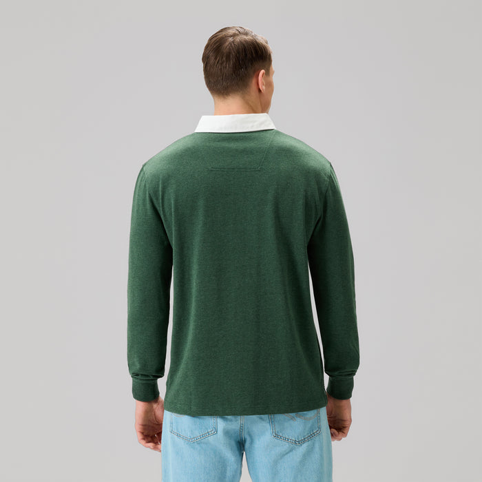 Mens Fundamentals Rugby Jersey Green