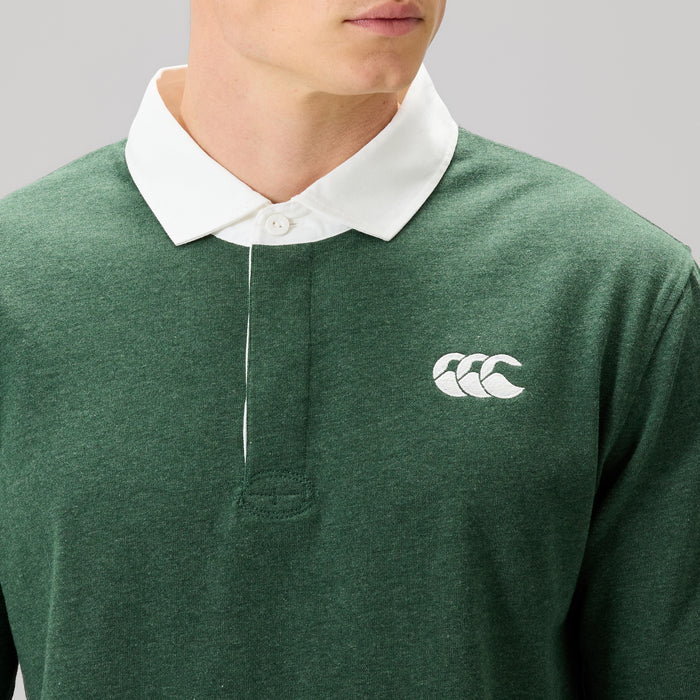 Mens Fundamentals Rugby Jersey Green